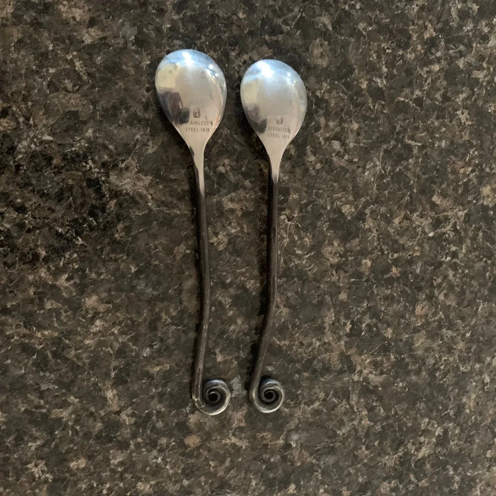 Set of 2 18/8 Stainless Steel 5